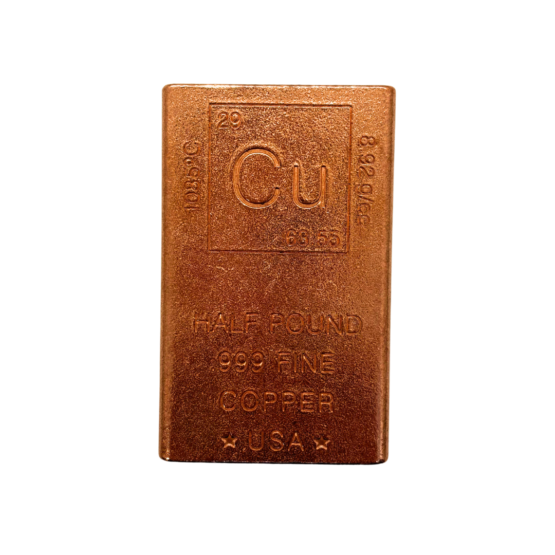 1/2 Pound Copper Bar