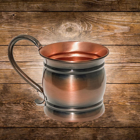 Old Style Antique Copper Mug
