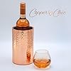 Hammered Copper Wine Bottle Chiller