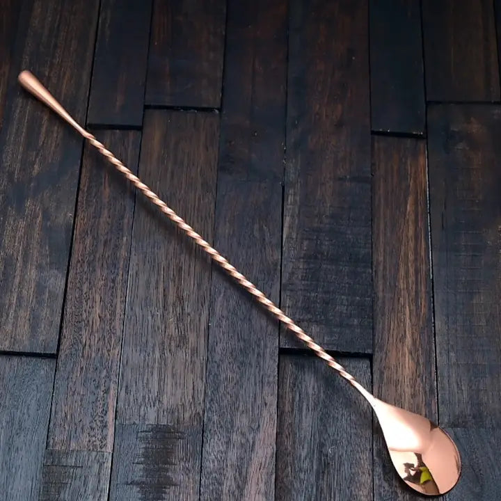 Copper Plated Tear Drop Spoon