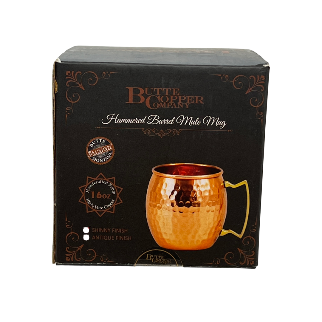 Shiny Hammered Moscow Mule Mug