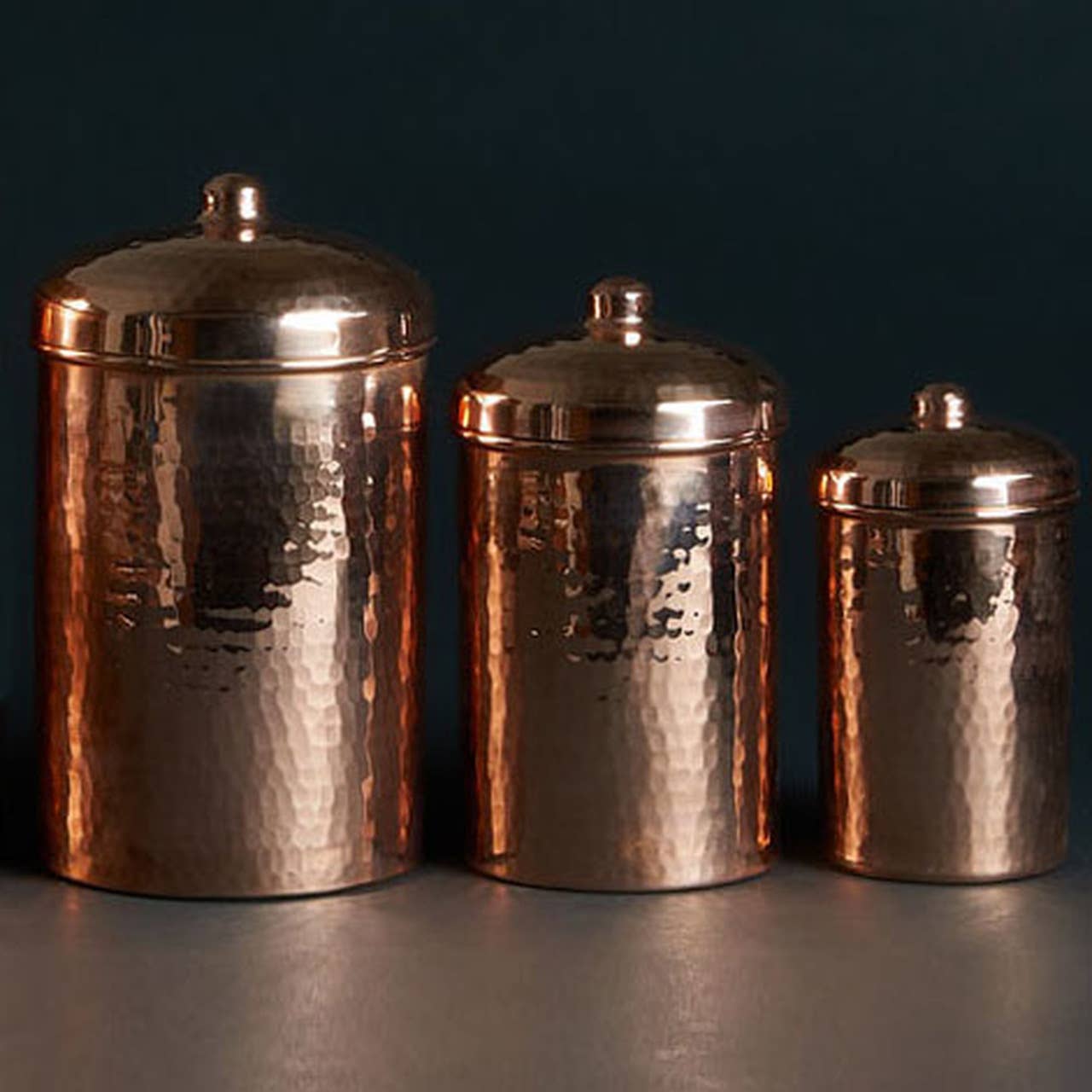 Patina Copper - Kitchen Canisters, Singles