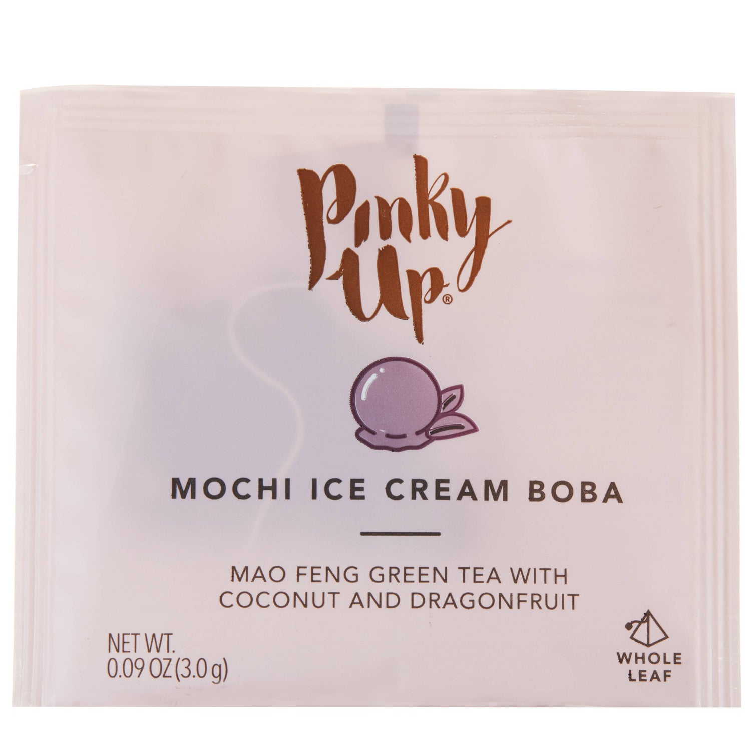 Boba Tea - Mochi Ice Cream - Box of 12 Pyramid Sachets