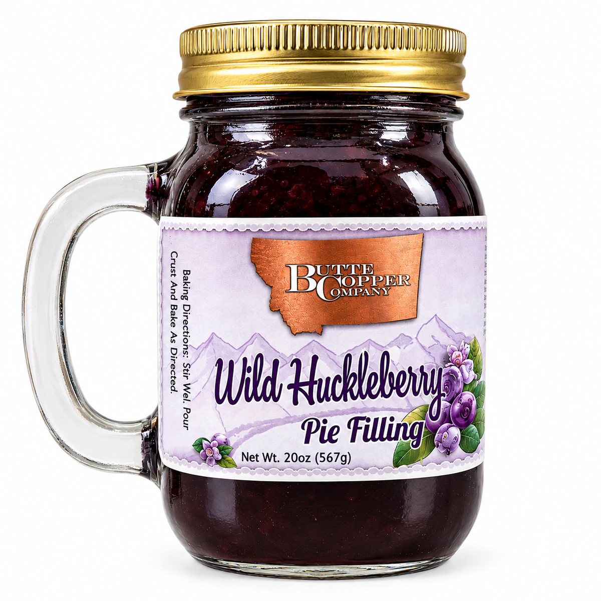 Wild Huckleberry Pie Filling 20oz