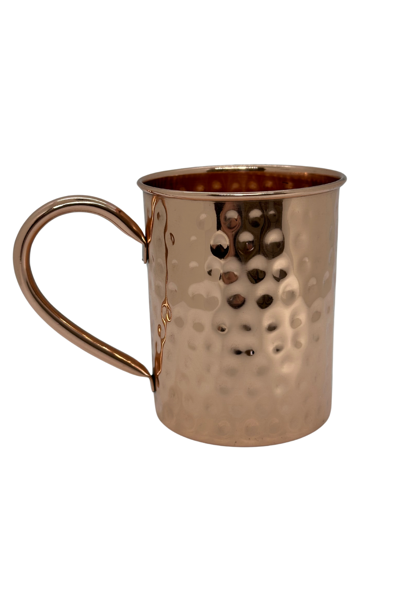 Shiny Hammered Straight Mug