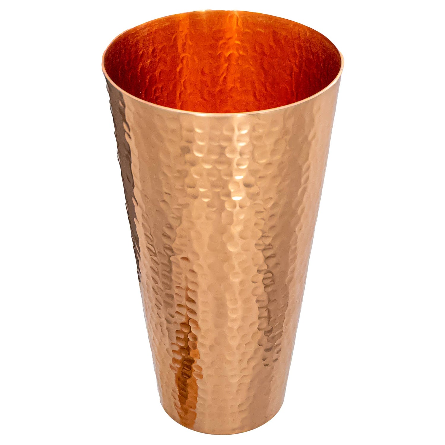 Premium Solid Copper Hammered Tumbler - 30 Ounce 