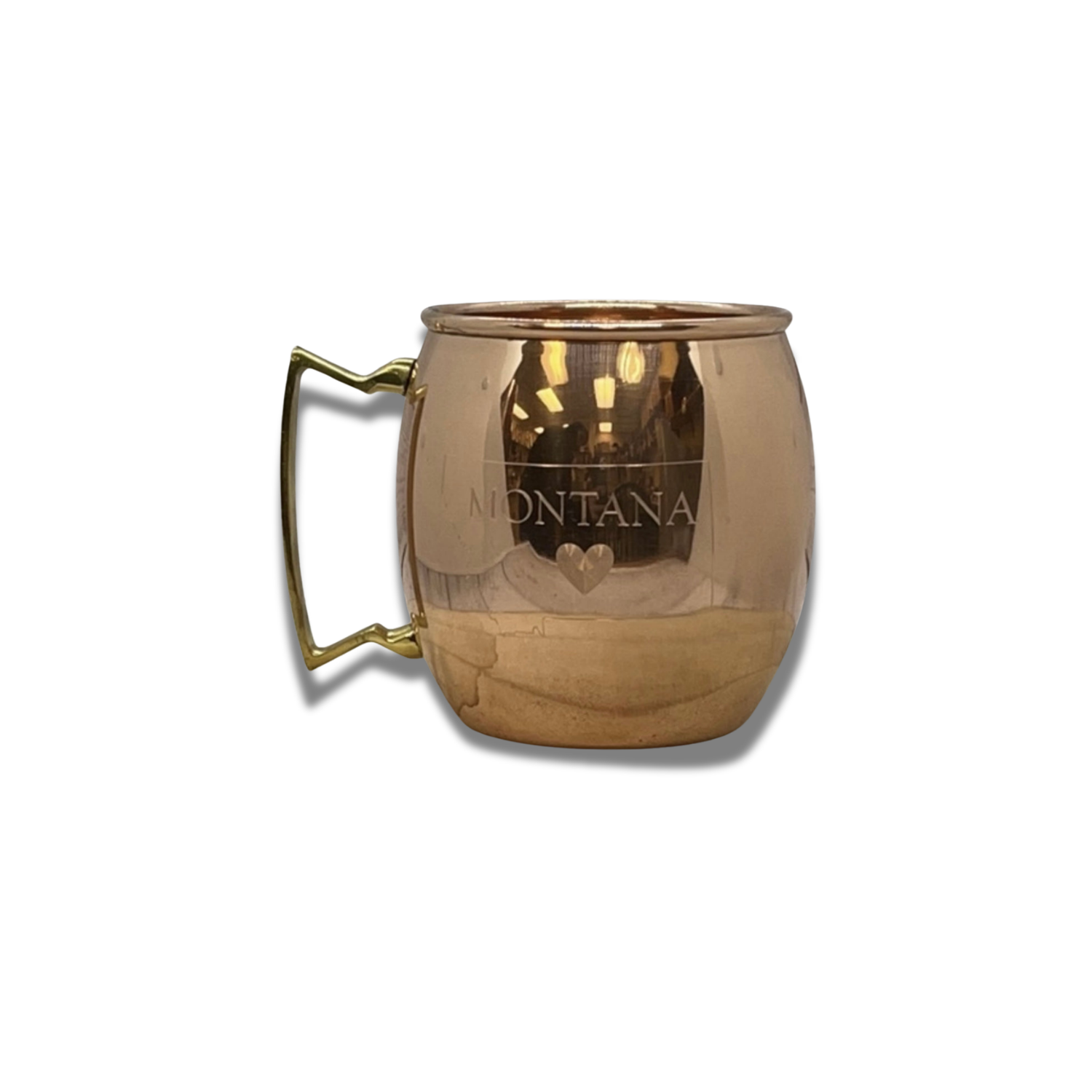 Montana Love Shiny Copper Moscow Mule Mug