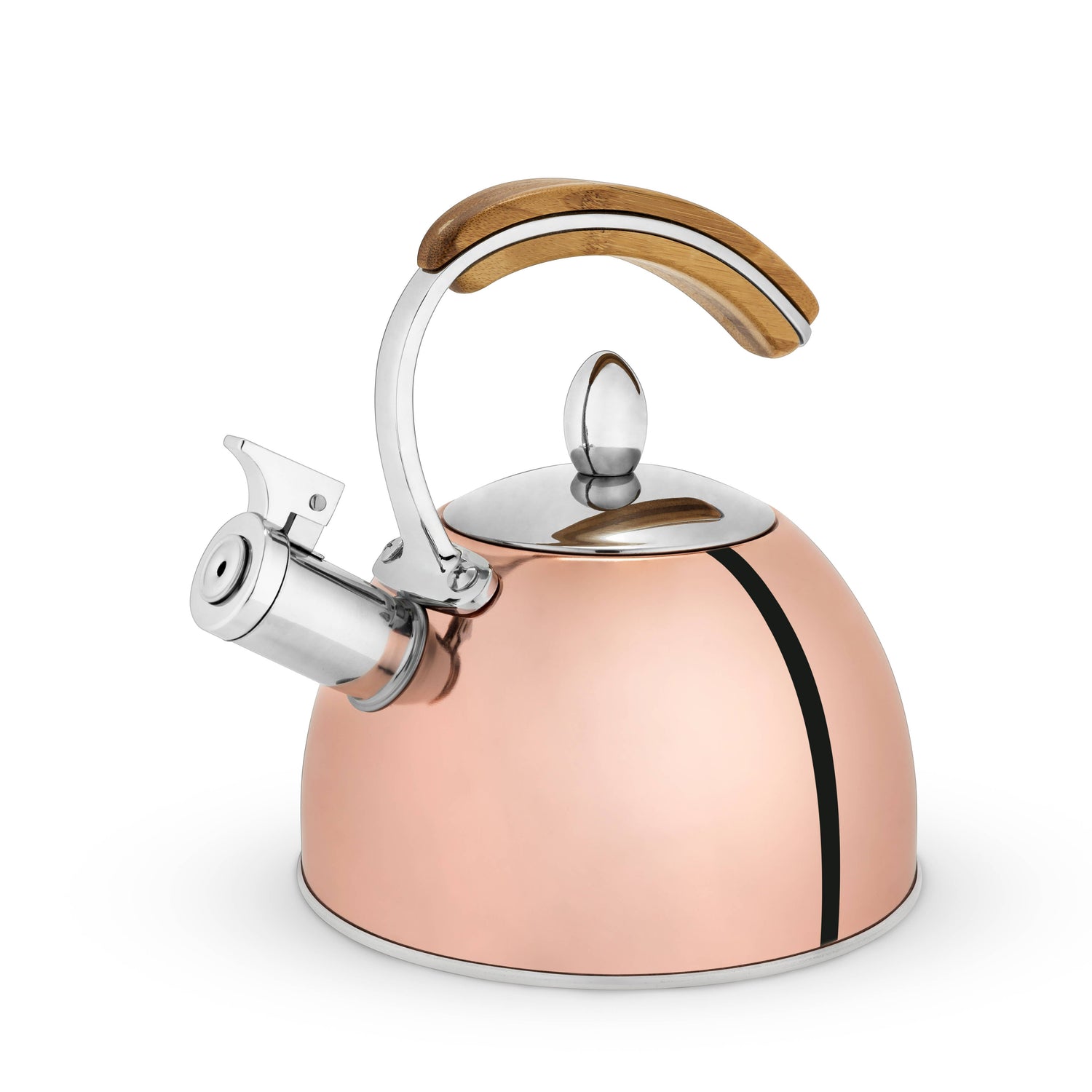 Presley™ Classic Whistling Tea Kettle - 70oz - Rose Gold