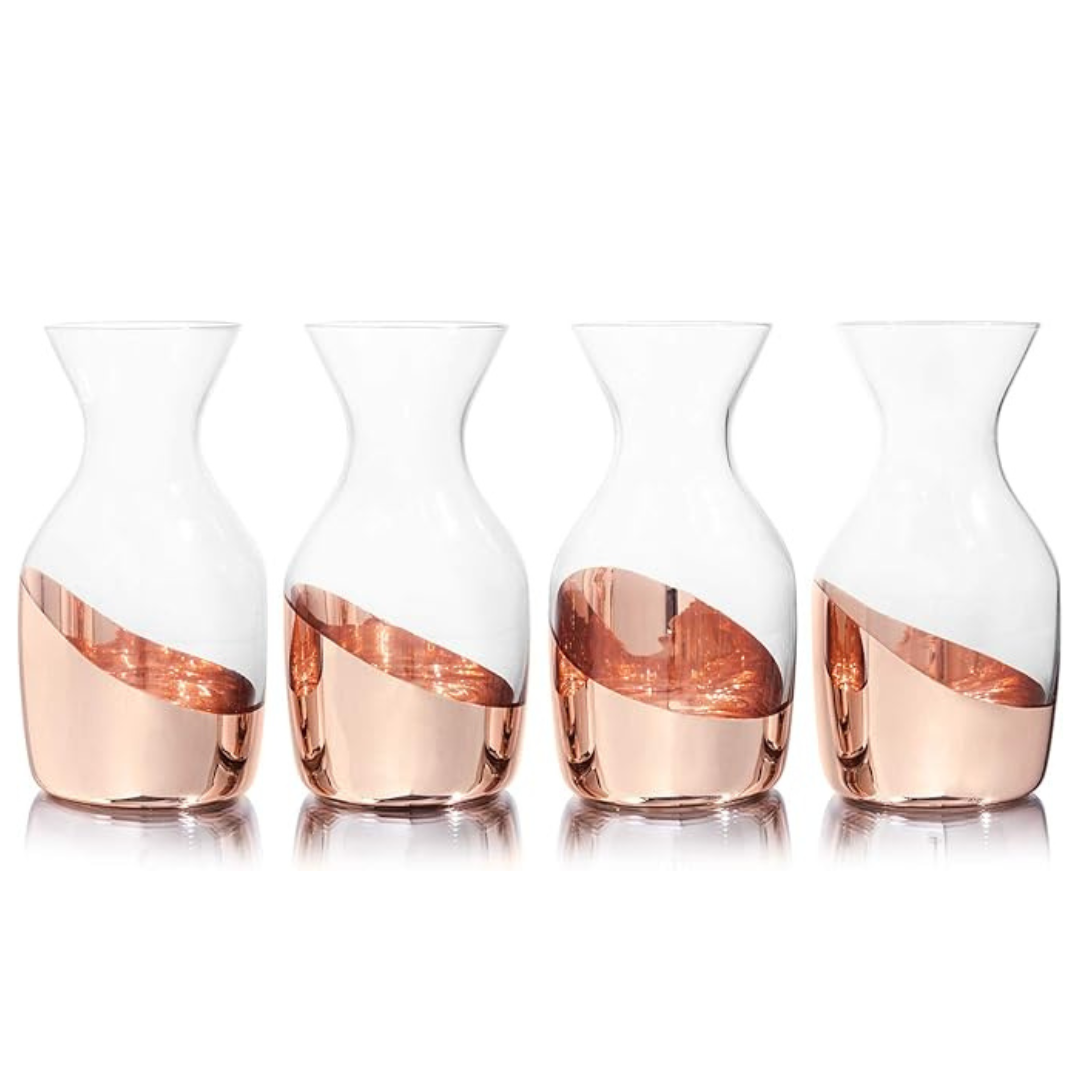 Rose Gold Single Serving Wine Decanter