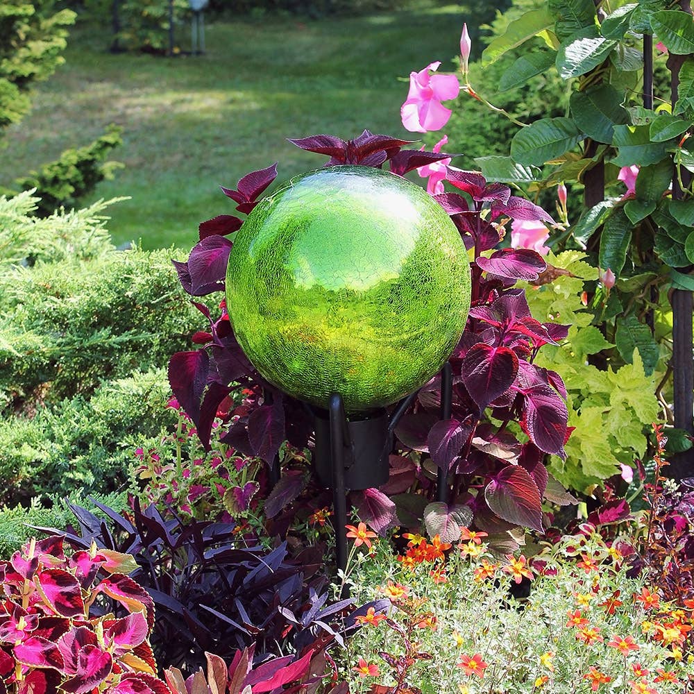 10" Gazing Globe, Fern Green