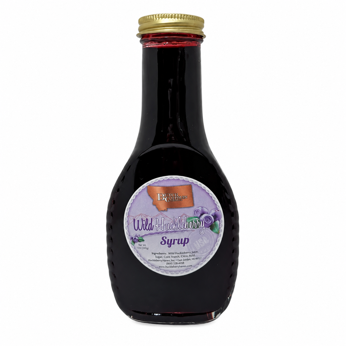 Wild Huckleberry Syrup 12 oz.
