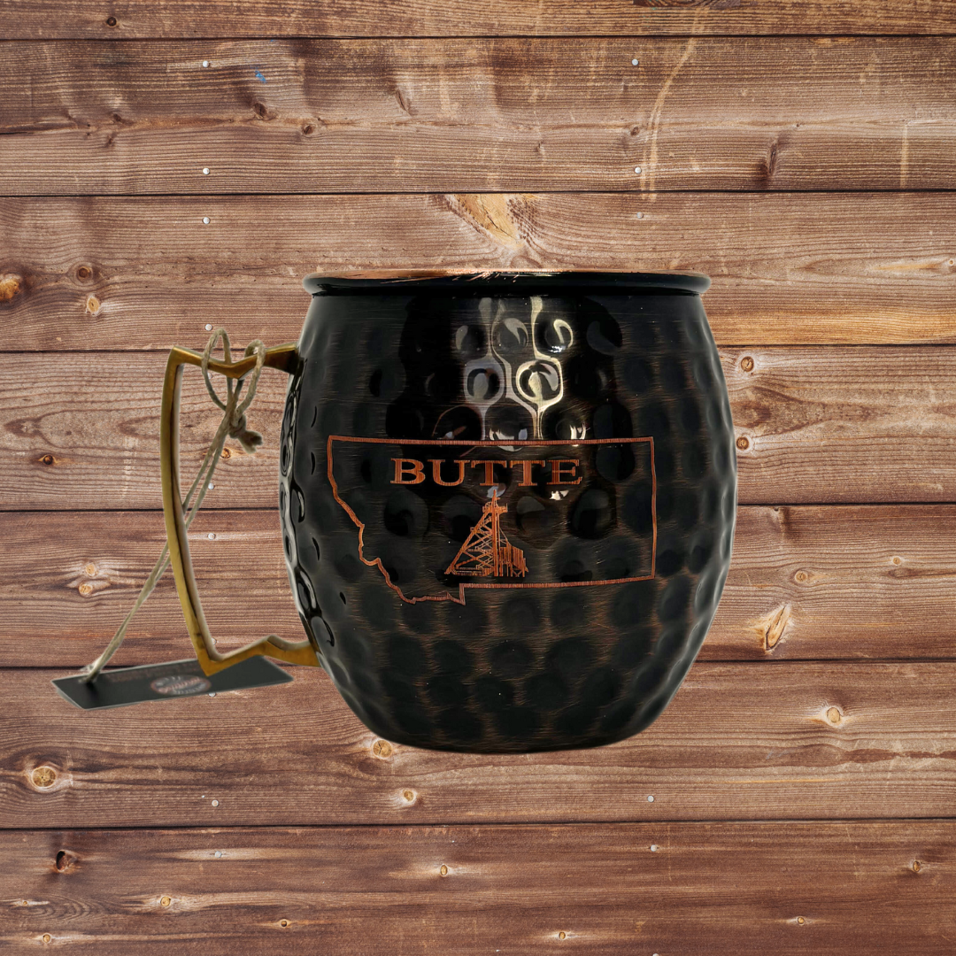 Butte W/ Gallows Frame Copper Mug