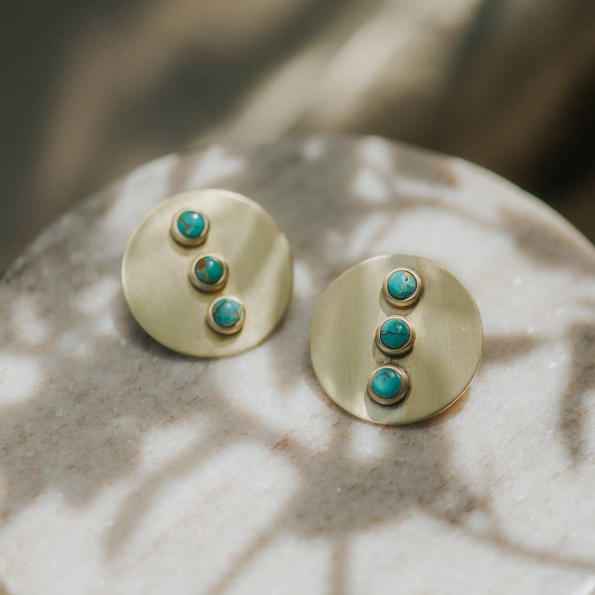 Gallatin Studs Turquoise