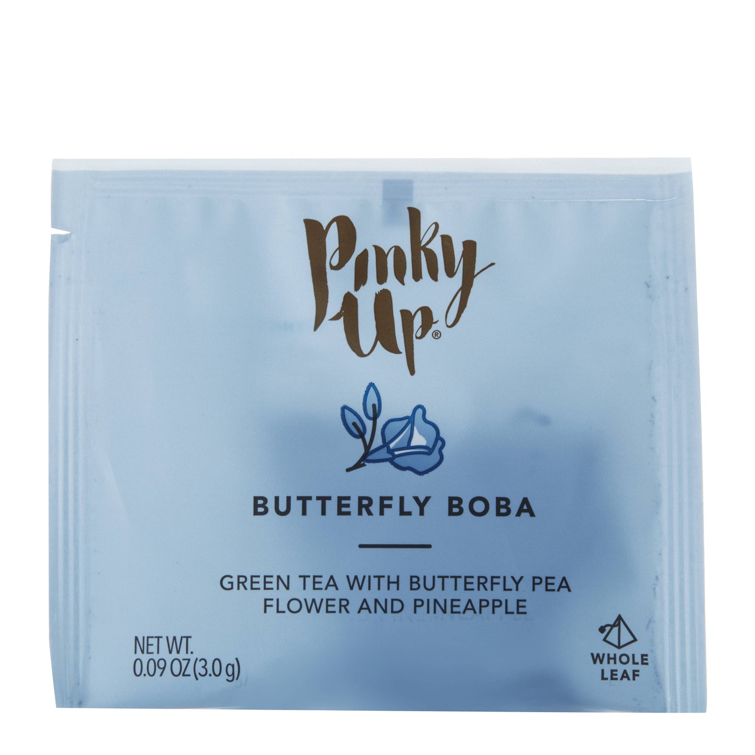 Boba Tea - Butterfly - Box of 12 Wrapped Pyramid Sachets