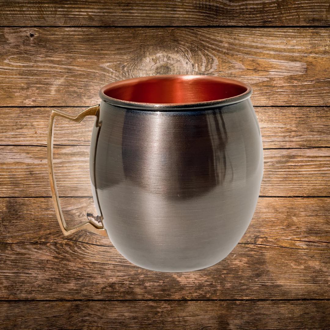Antique Copper Barrel Mug-Smooth