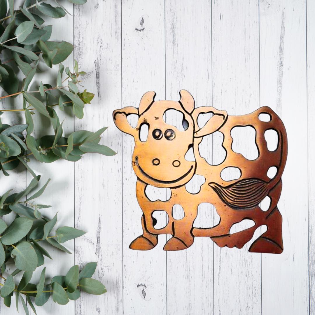 Copper Cow Trivet