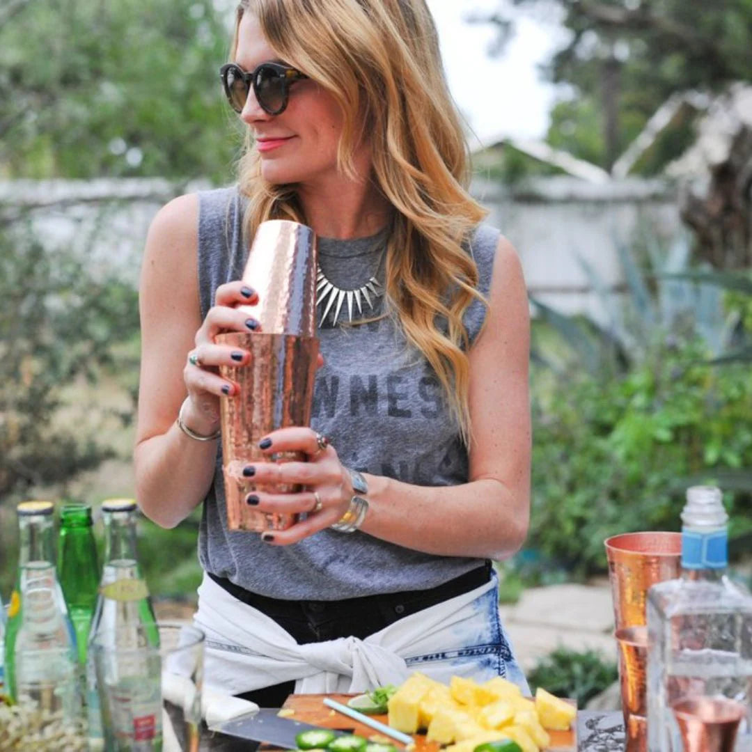 Hammered Copper Shaker