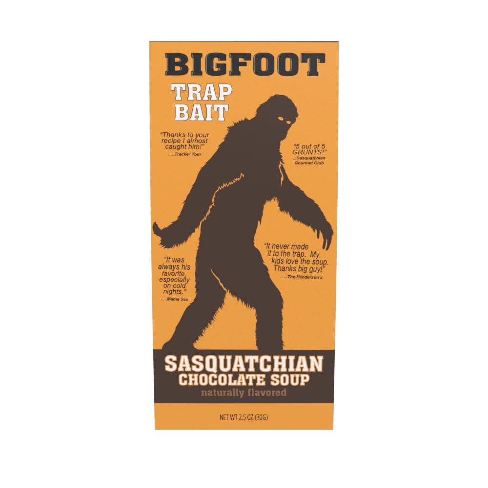 Bigfoot Trap Bait Chocolate Soup (2.5oz Tent Boxes)