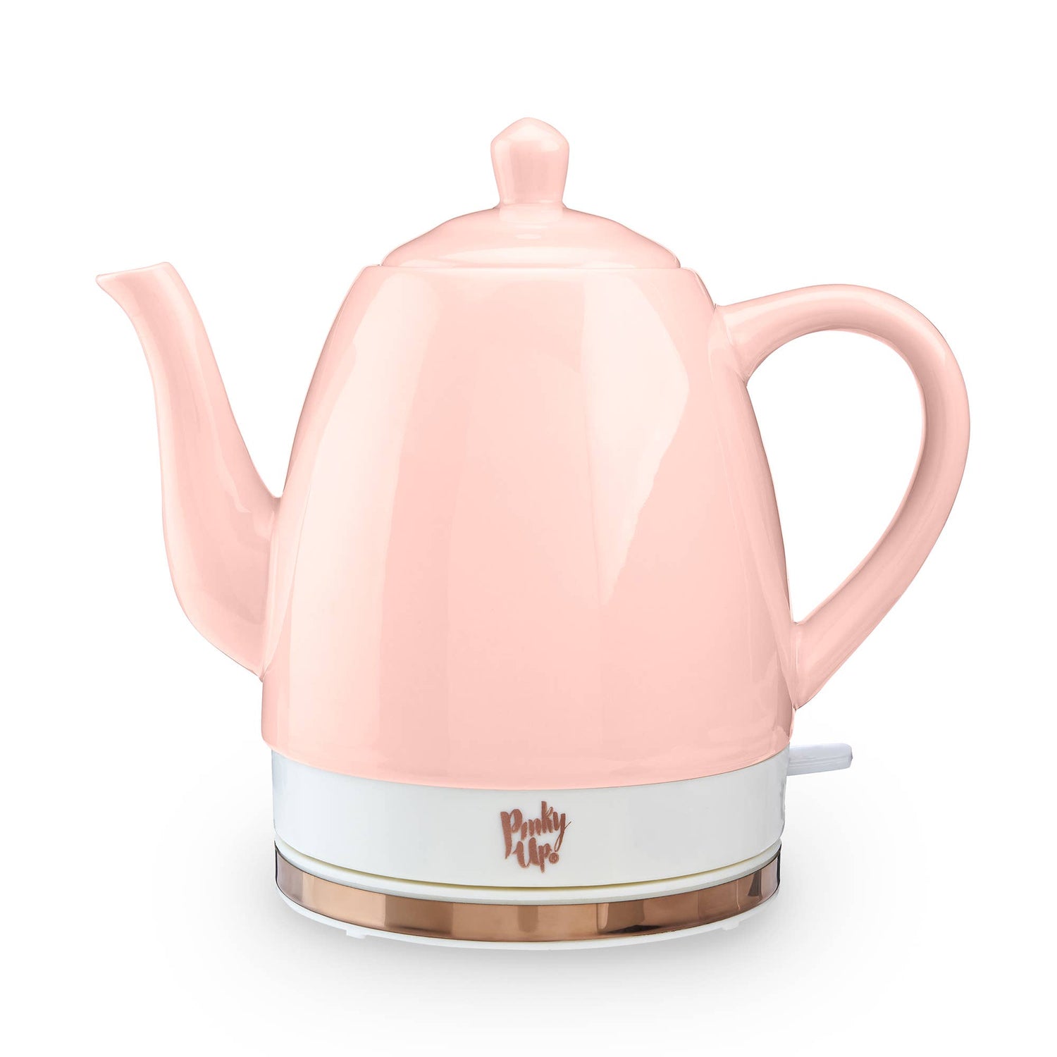 Noelle™ Ceramic Electric Gooseneck Tea Kettle - 50oz - Pink