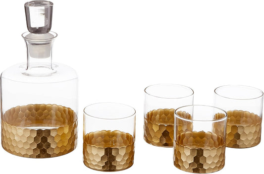 Fitz &amp; Floyd Decorative Whiskey Decanter Set