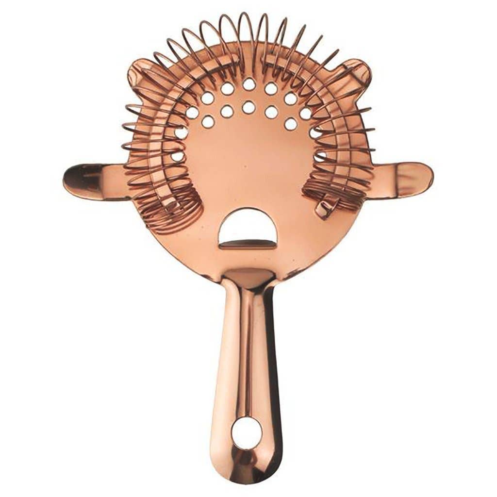 Premium Copper 4-Prong Bar Strainer