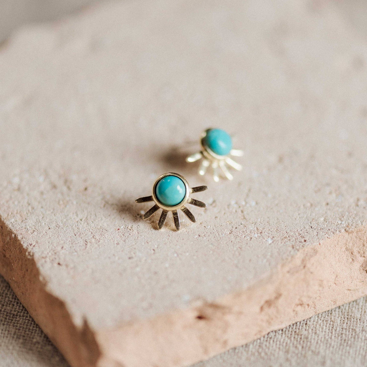 Sol Studs Turquoise