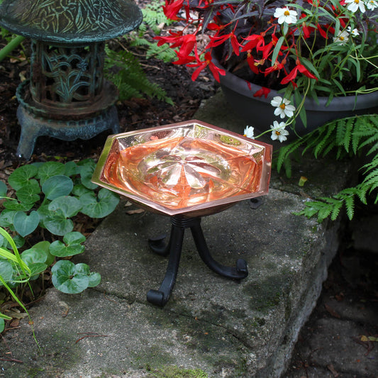 Bee Fountain & Birdbath- Tripod Stand