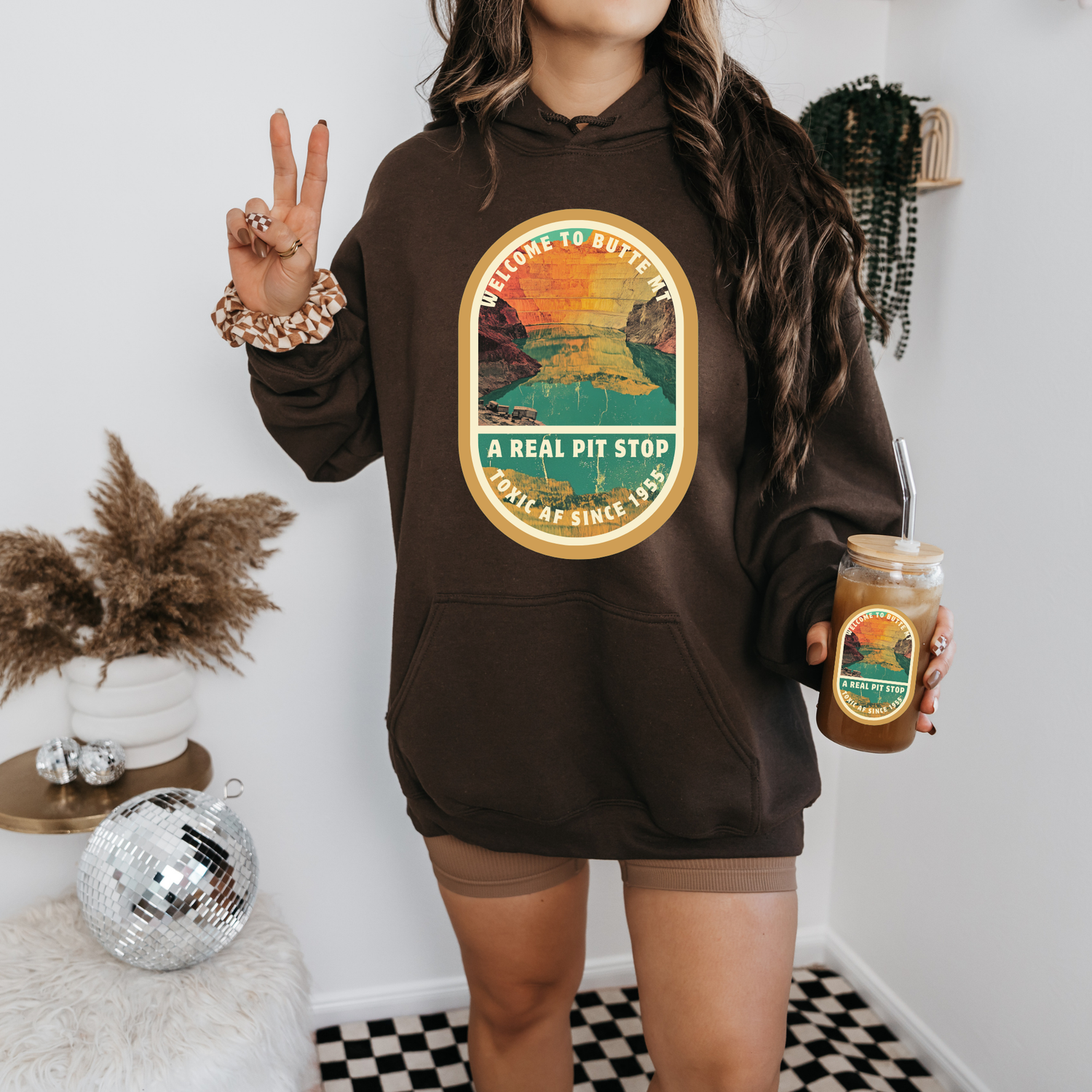 Berkley Pit Toxic AF- Brown Hoodie