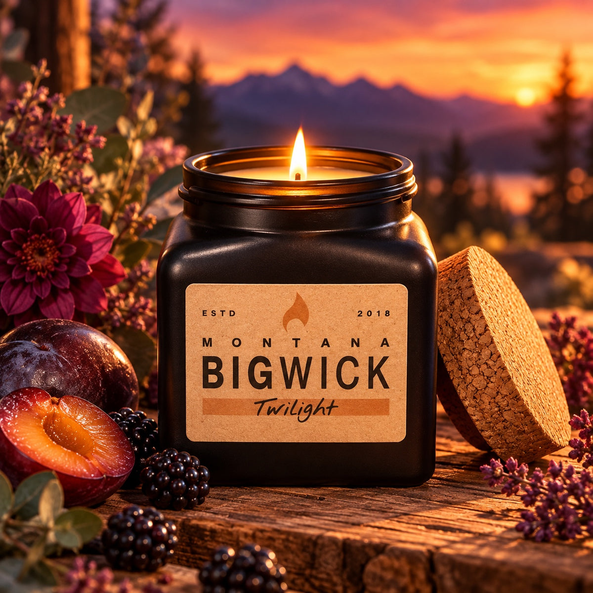 Montana Bigwick Heavy Square Twilight candle