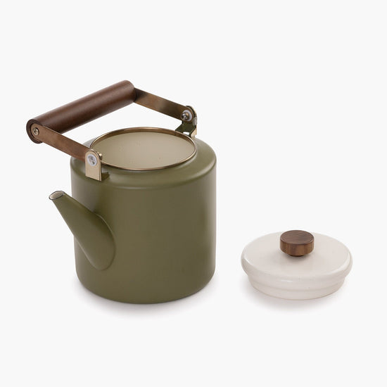 Enamel 2-Tone Kettle-Olive Drab