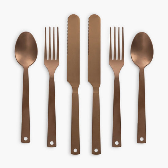 Flatware Set-Matte Copper