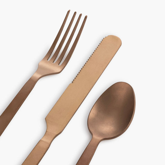 Flatware Set-Matte Copper