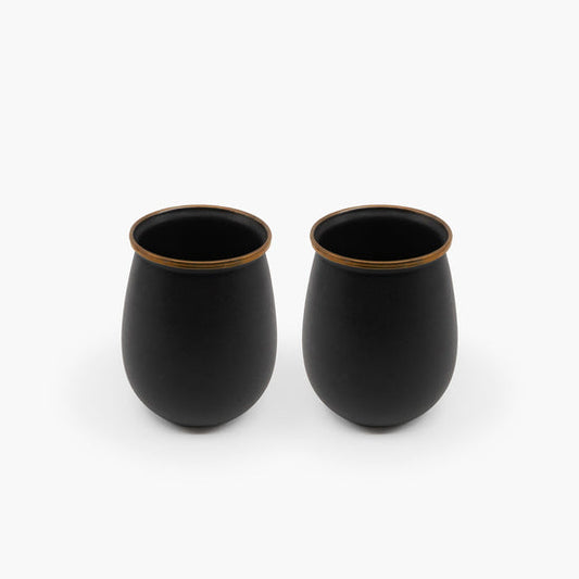 Enamel Tumbler Set-Charcoal