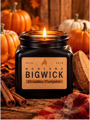 Montana Bigwick Heavy Square Drunken Pumpkin candle
