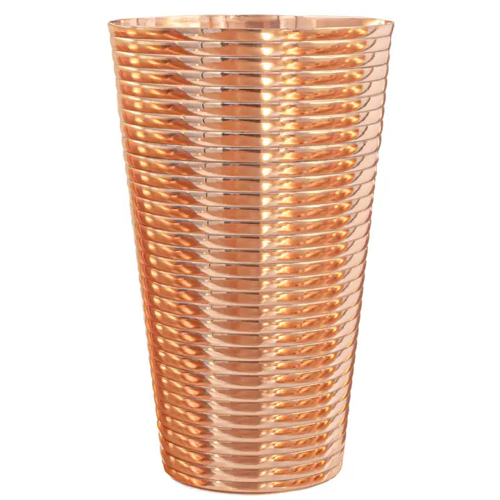 Fluted Copper Tumbler