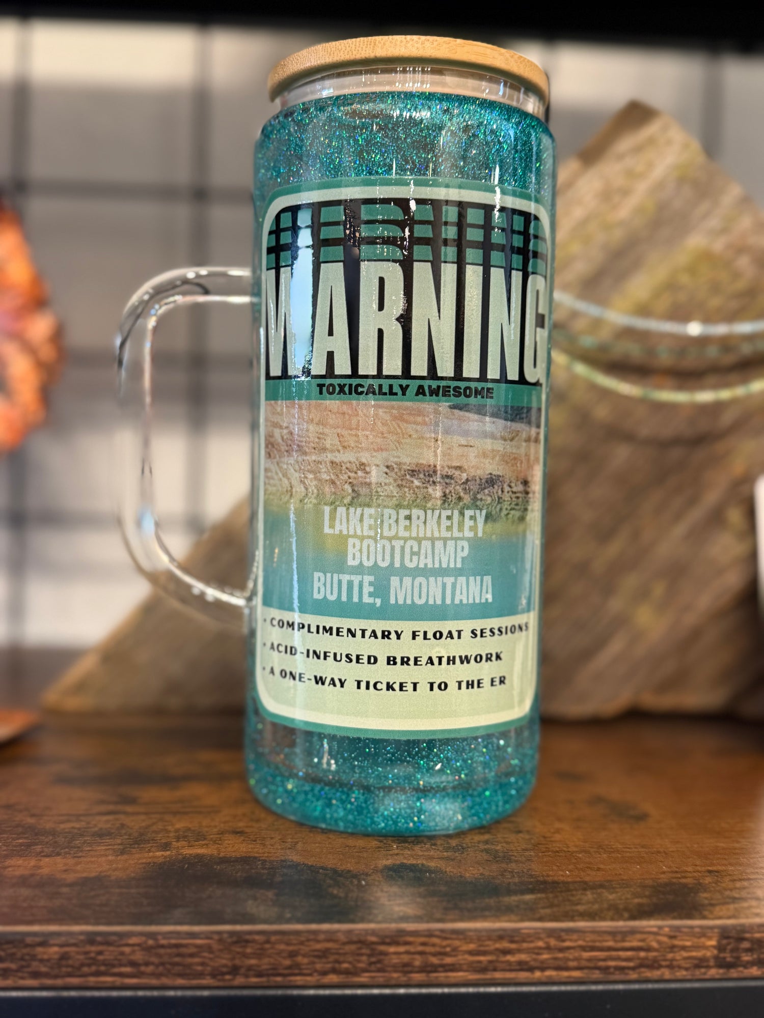 Berkley Bootcamp Snow Globe Turquoise cup