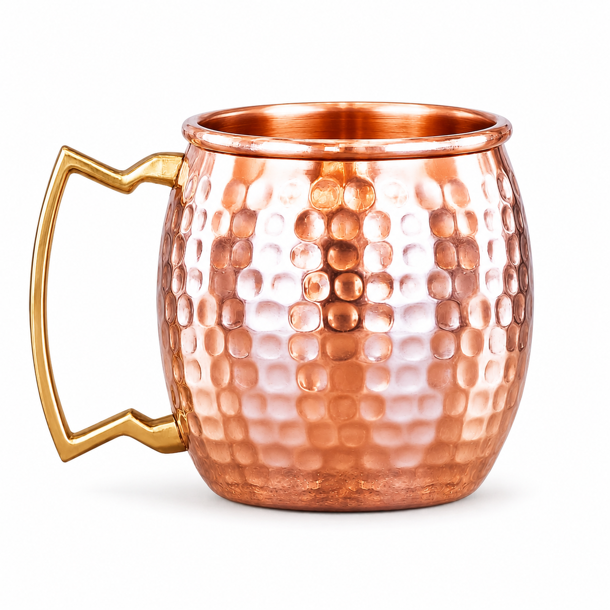 Shiny Hammered Moscow Mule Mug