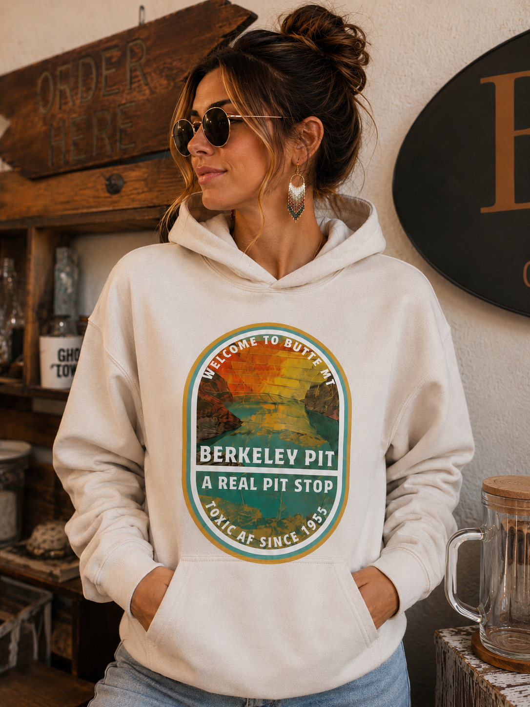 Berkley Pit Toxic AF- Off White