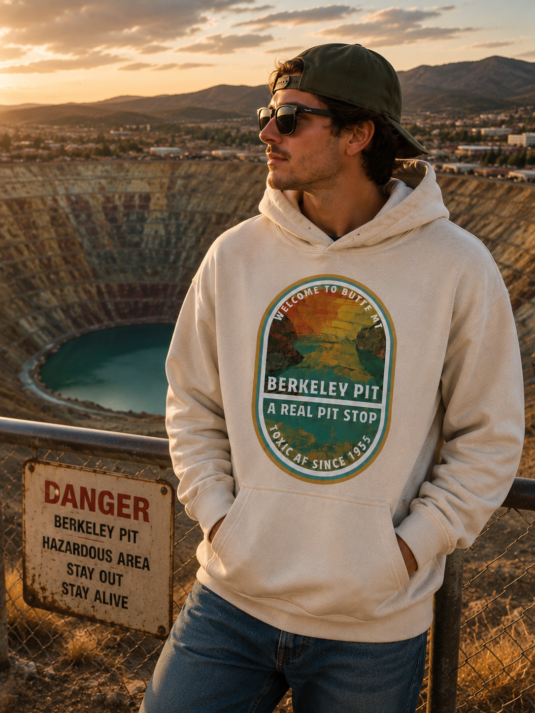 Berkley Pit Toxic AF- Off White