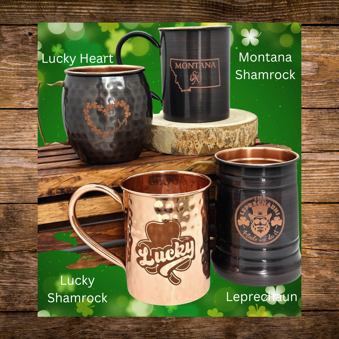 St. Patrick's Day Moscow Mule Mugs