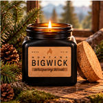 Montana Bigwick Heavy Square Whispering Woods candle