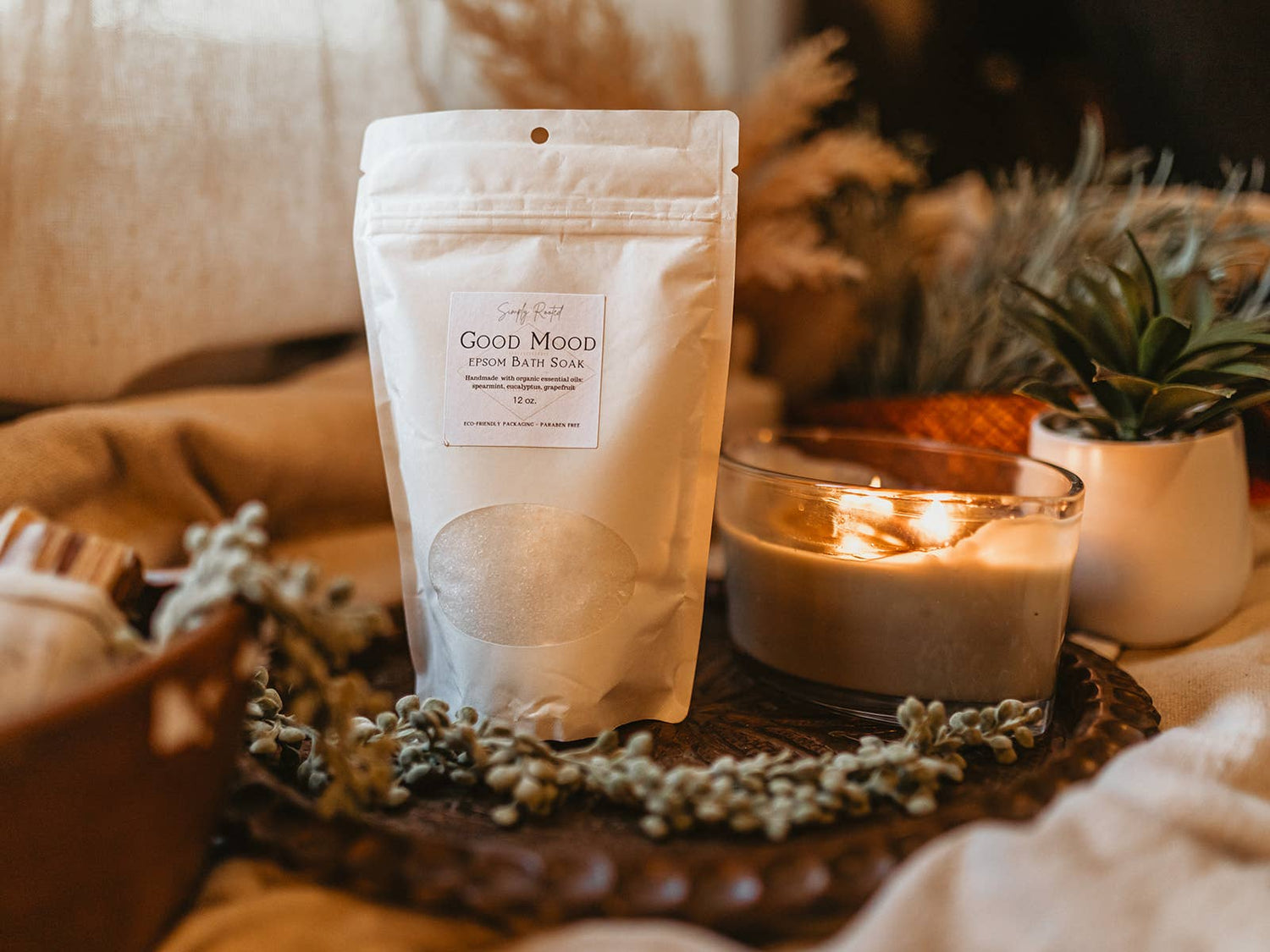 Epsom Bath Soak - Good Mood - Handmade with Essential Oils