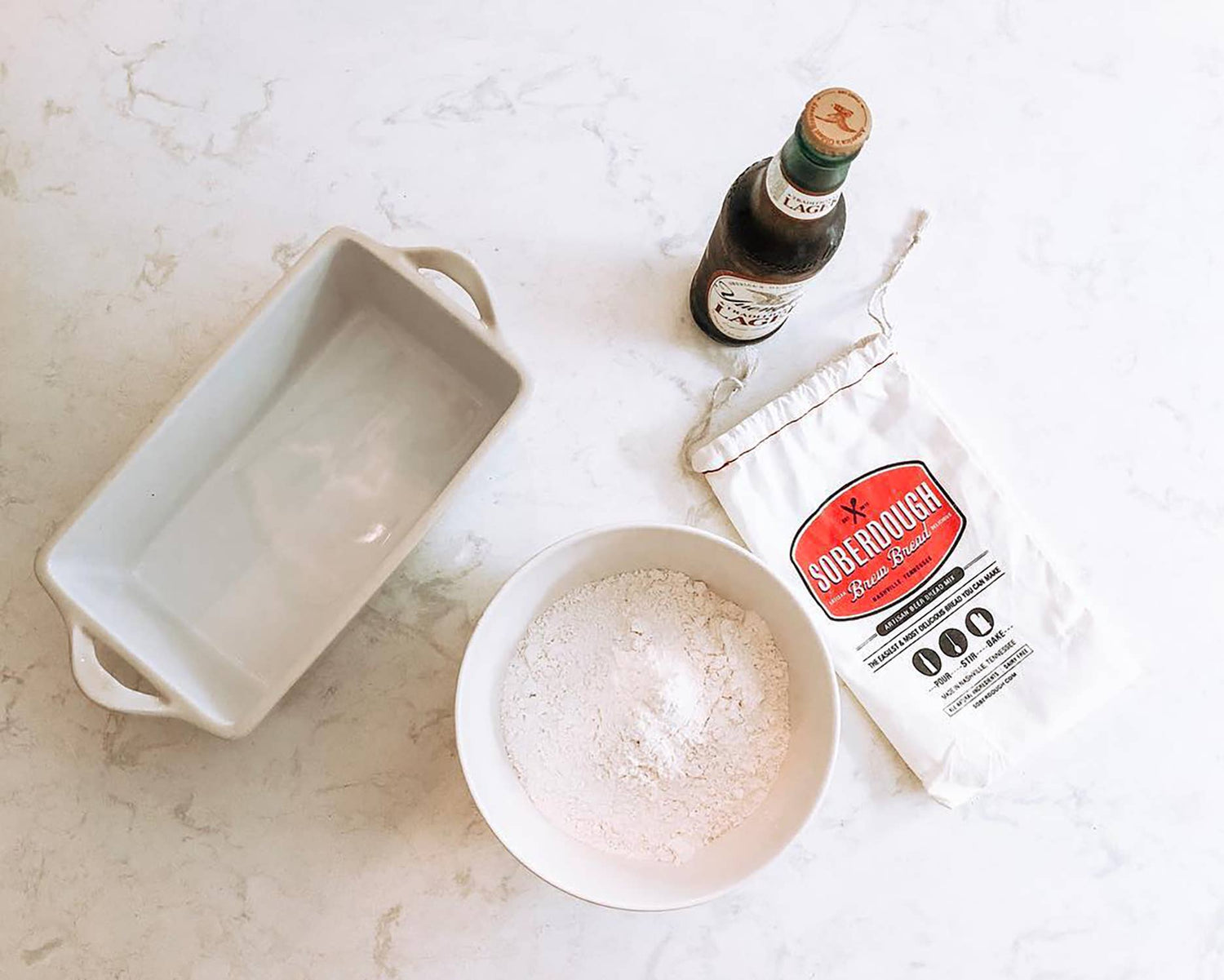 Oversized Soberdough Bag for display