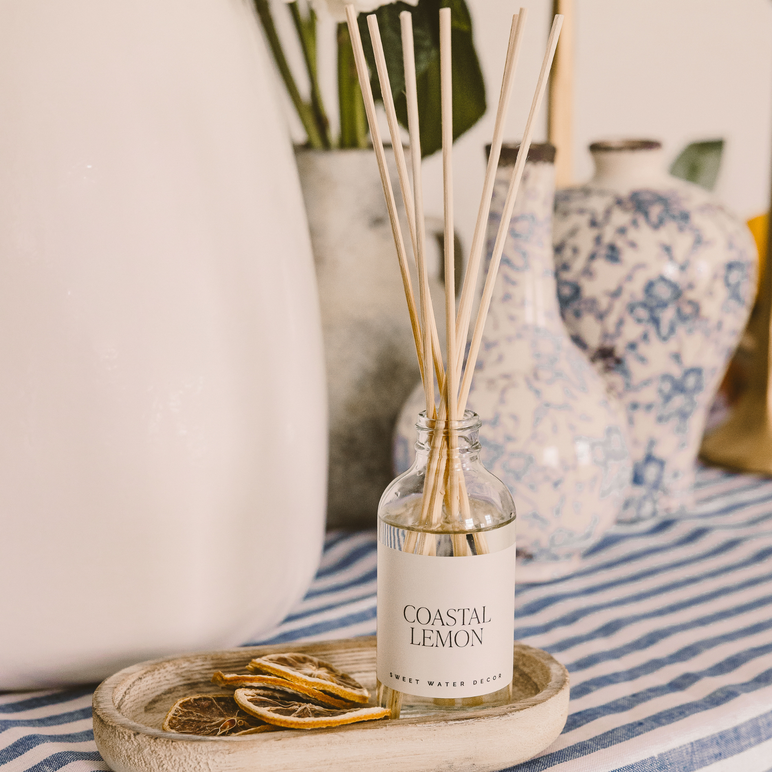Coastal Lemon Reed Diffuser - Gifts & Home Decor