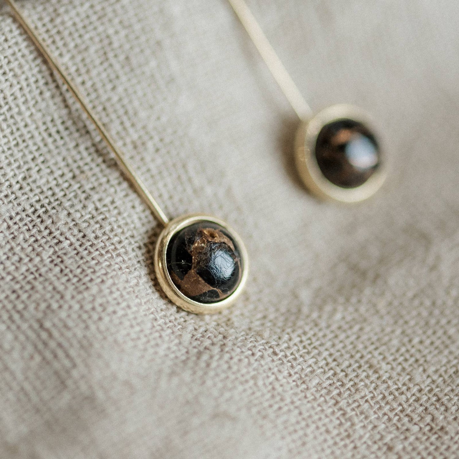 Anther Drops Copper Obsidian