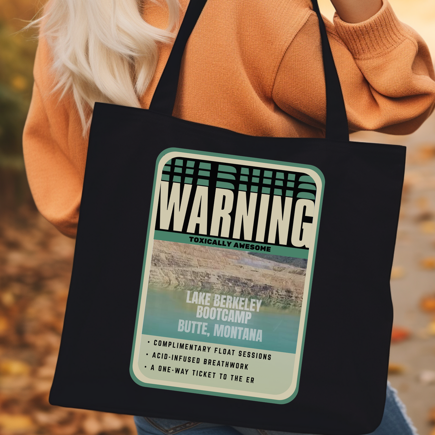 Berkeley Pit Camp Lake- Black Bag