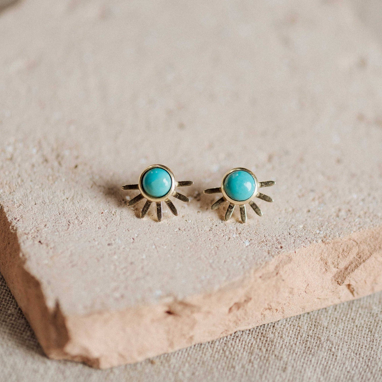 Sol Studs Turquoise