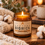 Montana Big Wick Small Amber Heart + Home candle