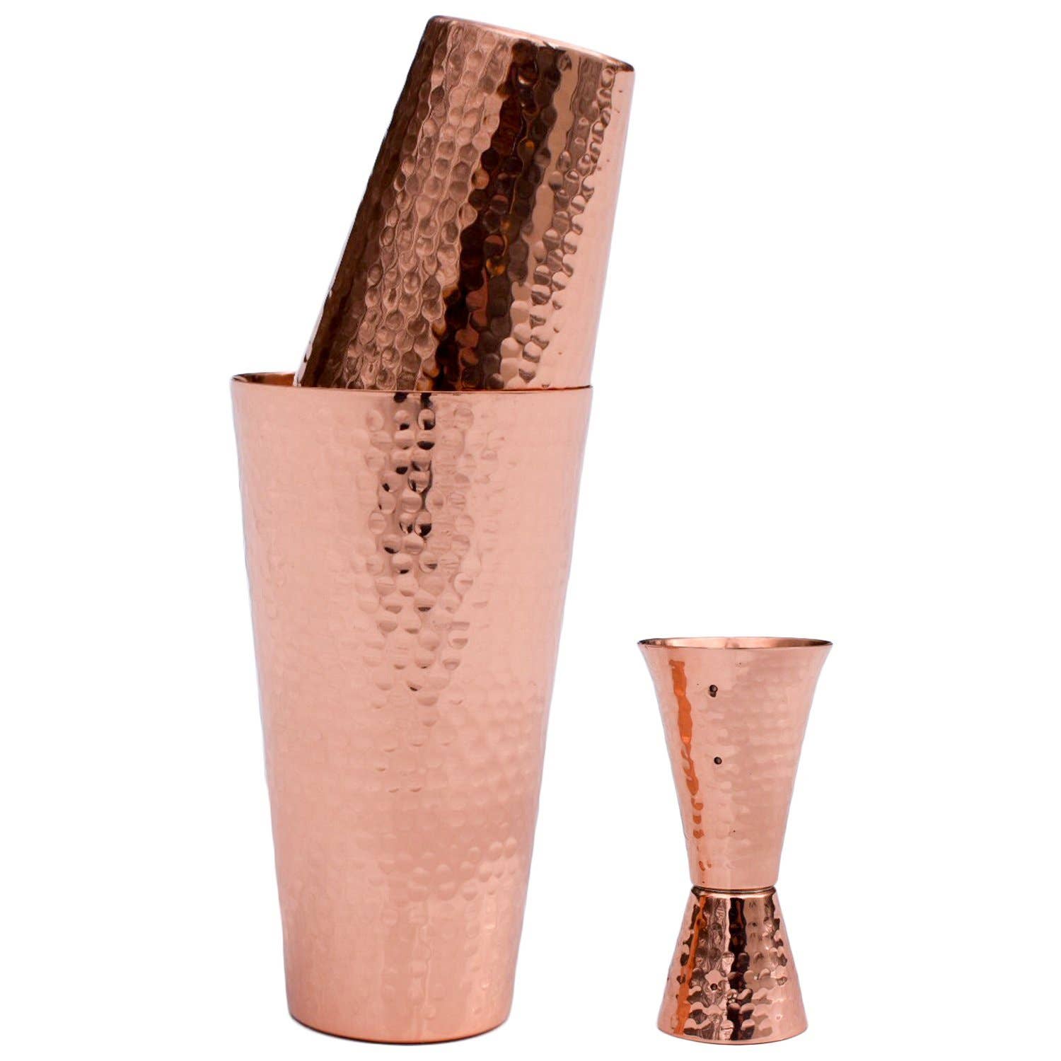 Copper Shaker + Jigger Set