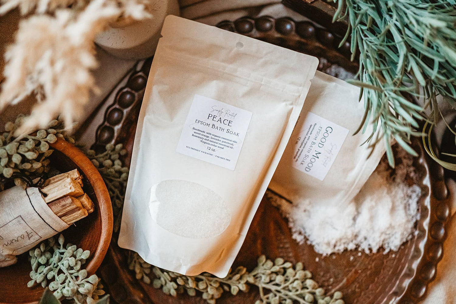 Epsom Bath Soak - Peace - Handmade with Essential Oils